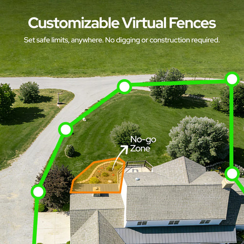 Wireless Dog Fence & GPS Dog Collar with AI Health Insights, Two-Way Audio, Precise Tracking, 3-Day Battery Life, IP68 Waterproof, Gray